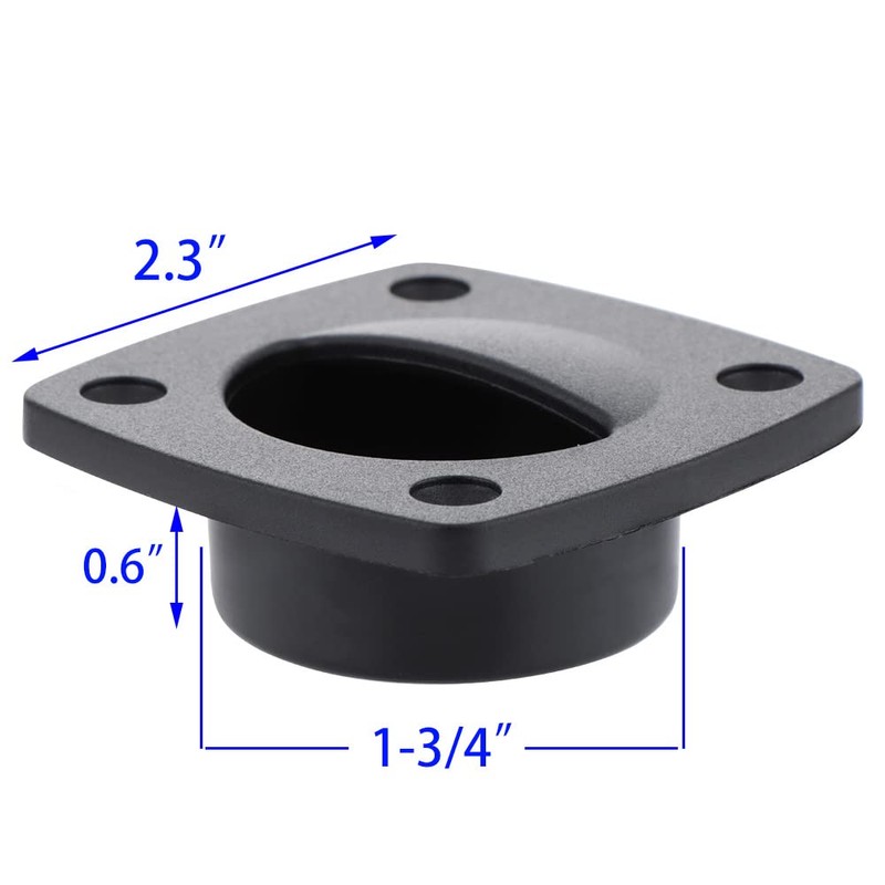 VTurboWay 4 Pcs Nylon Square Flush Pull Handle, Marine Boat