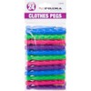 Elpine Non Rusting Strong 24 Plastic Dolly Cloths Pegs Washing