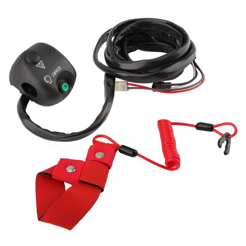 Mabutingti Handlebar Start Stop Kill Switch Box Aassy & Safety