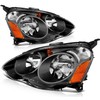 LSAILON Headlight Assembly Replacement Fit For Acura RSX 2002-2004 Black
