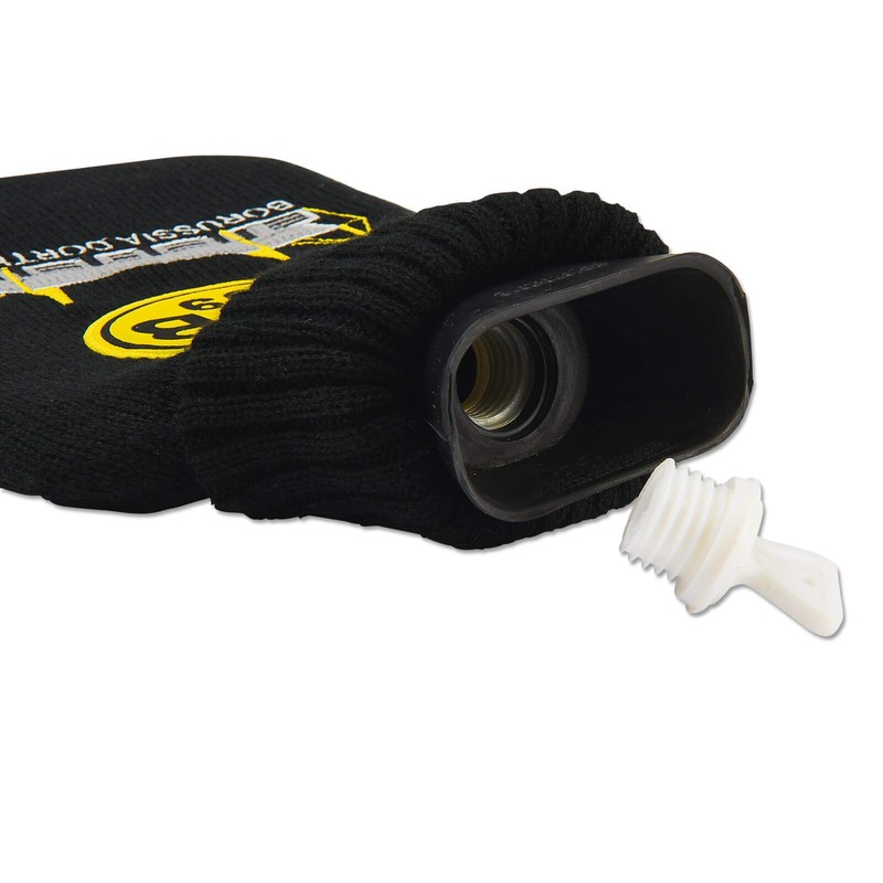 Borussia Dortmund BVB Hot Water Bottle Black