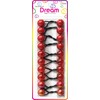 Dream World Ponytail Holder 20 MM Bead Assorted Shades of