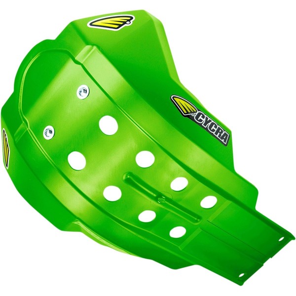 Cycra Skid Plate Full Armor With Hard Mount Green for