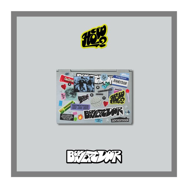 BOYNEXTDOOR How? 2nd EP Album Sticker Random Version CD+16p Sitcker