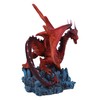 Nemesis Now Crimson Guard Dragon Figurine 16.5cm, Red, U5543T1