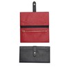 HAKATA NO MORI LEATHER Women's Thin Long Wallet, Genuine Leather,