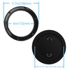 6" Black Circular Inspection Hatch Marine Access Port Hatch Cover,Boat