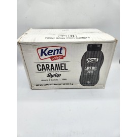 Kent Caramel Syrup - Full Case of 12 - 11.4oz sealed bottles