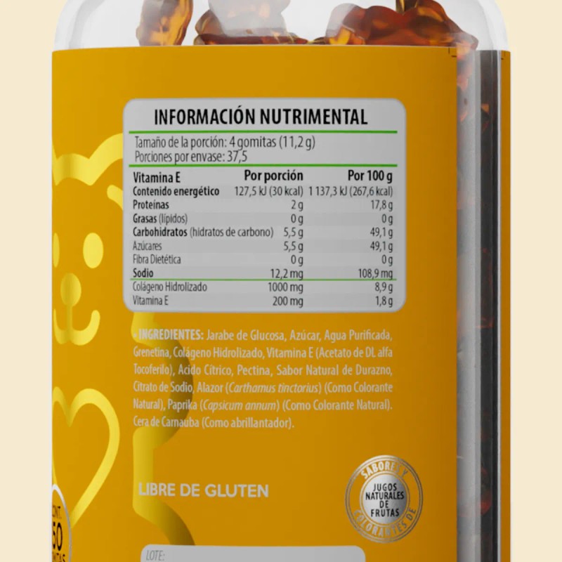 Vitamina E 150 Gomitas Belabear Antioxidante Y Piel Radiante Sabor