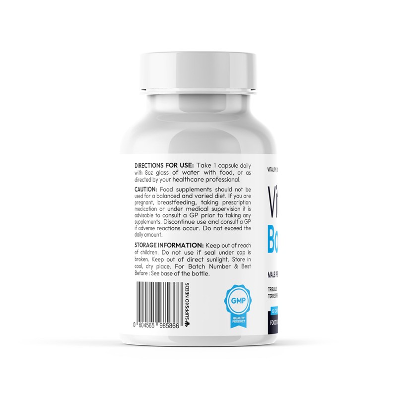 Vital Boost XL 60 Capsules All Natural Advanced Formula Non