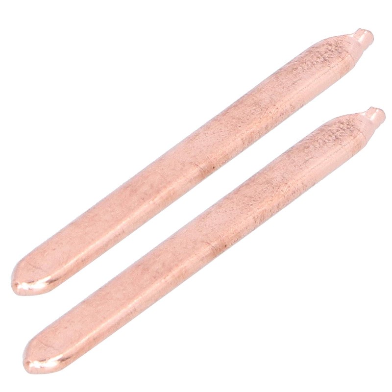 Pack of 2 Heatpipe, 80 mm Heat-Conducting Brass Tube, DIY