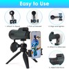 Optical Zoom Monocular Telescope 10-30 x 50, HD Monocular Telescope