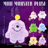 Hungdao 12 Pcs Mini Plush Keychains - Cute Animal Designs