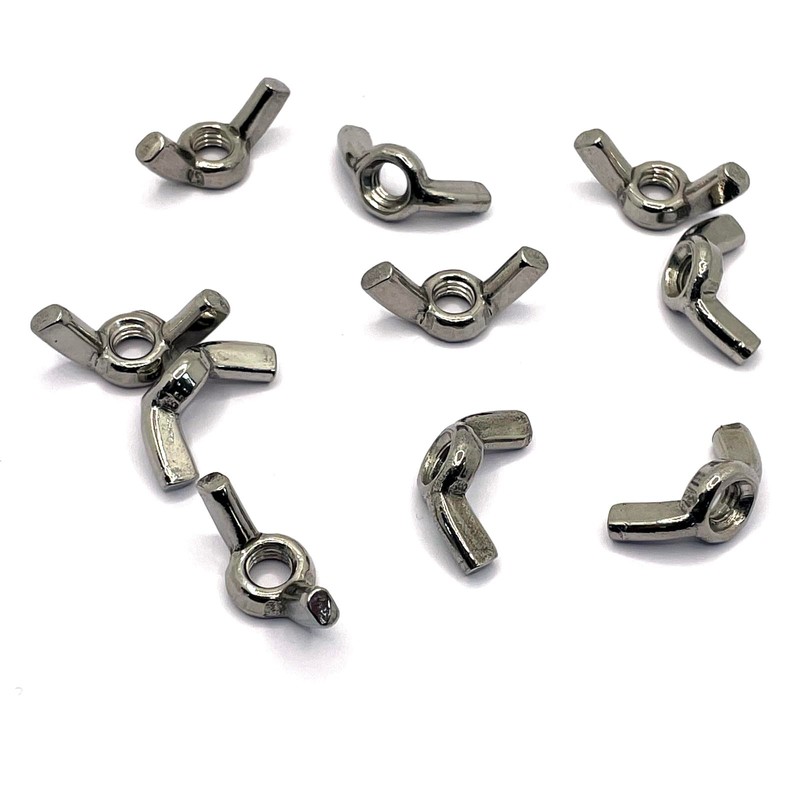 M6 Wing Nut DIN315, A4 (316) Stianless Steel (Pack of