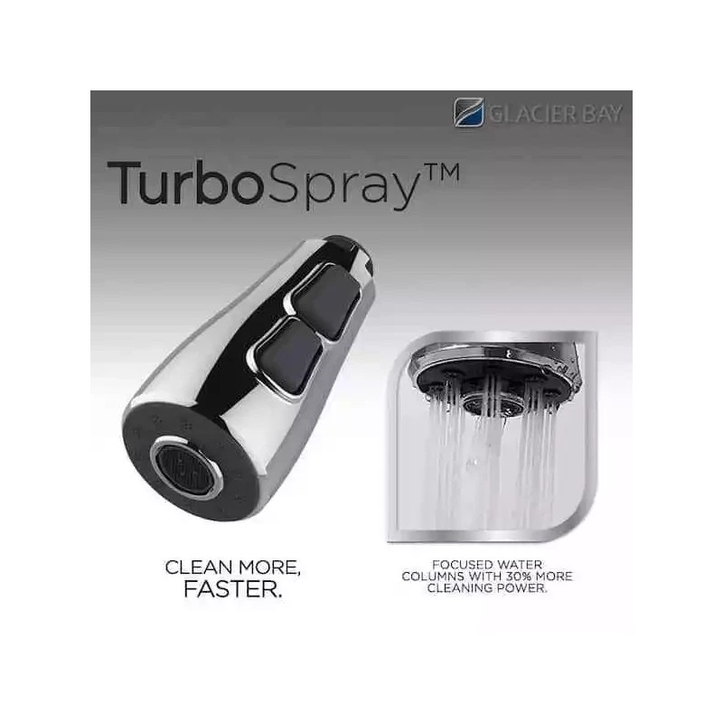 Glacier Bay Market Single-Handle Pull-Down Spray Head for Kitchen Faucet