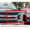 iJDMTOY Front Grille Side Mount Xenon White LED Daylight Driving
