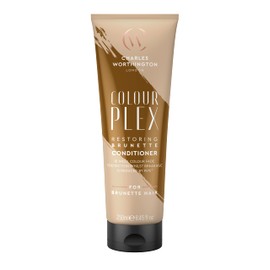 Charles Worthington Colourplex Restoring Brunette Conditioner, Hair Colour Fade Protection, Salon Toning Conditioner for Brunettes, 250 ml