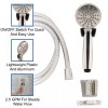 RecPro RV Handheld Shower Head with Hose and Shut Off