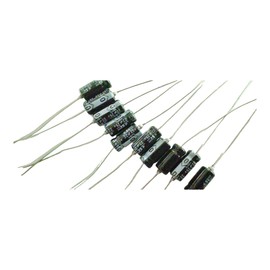 Axegrinderz 10 Pack 22uf 25v Aluminum Round Capacitors, AXE206, Perfect for Amp Repair & Building