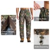 LOOGU Men's Camo Hunting Pants with 6-Pocket, Water-Resistant Breathable Quick-Dry