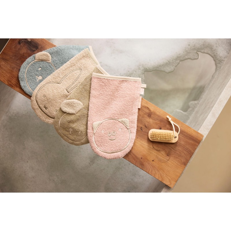 Jollein Waschhandschuhe Baby - Frottee - Boris - 27x16cm -