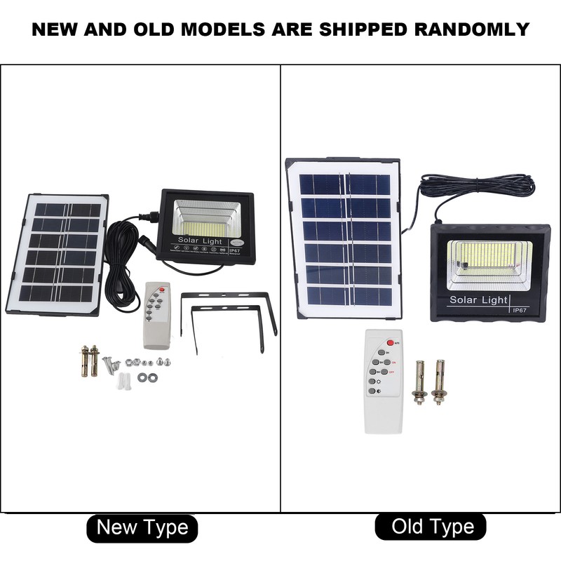 Solar Wall Lamp 100 LEDs High Brightness 50W Waterproof Outdoor