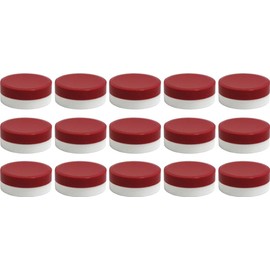 15 ointment containers for PADS, cream containers, ointment pots, 40 ml contents with red lids, made in Germany