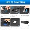 Vacuum Bags for Travel with Wireless Pump, Revolutionary Reusable Compression