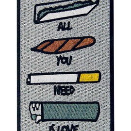 All You Need Is Love Patch Embroidered Applique Badge Iron On Sew On Emblem