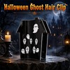 Halloween Ghost Claw Clip, Ghost Haunted House Shape Hair Clips
