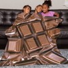 Silky Chocolate 3D Funny Realistic Food Ultra-Soft Throw Blanket 60"x50"