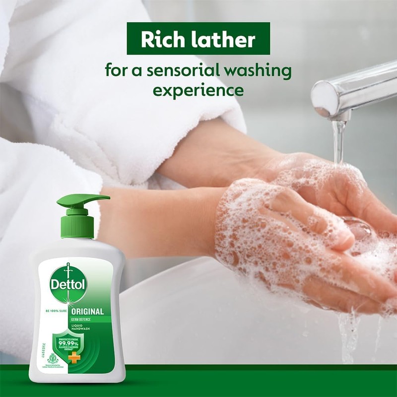 Dettol Liquid Handwash (Original) - 200 ml with Free Dettol