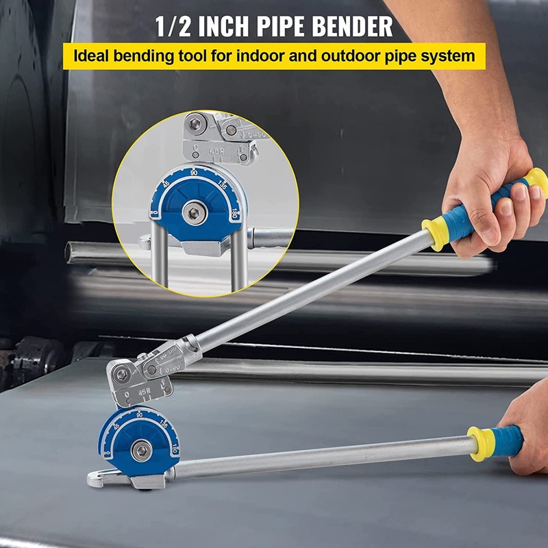 180 Degree Tubing Bender, 5/16" 8MM Manual Pipe Bender Stainless