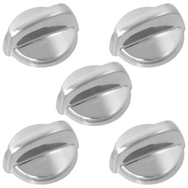 Homesweet WB03T10325 Cooktop Burner Knobs - Compatible with GE JGP329SET1SS, JGP329SET2SS, JGP329SET3SS Models, 5 Pack