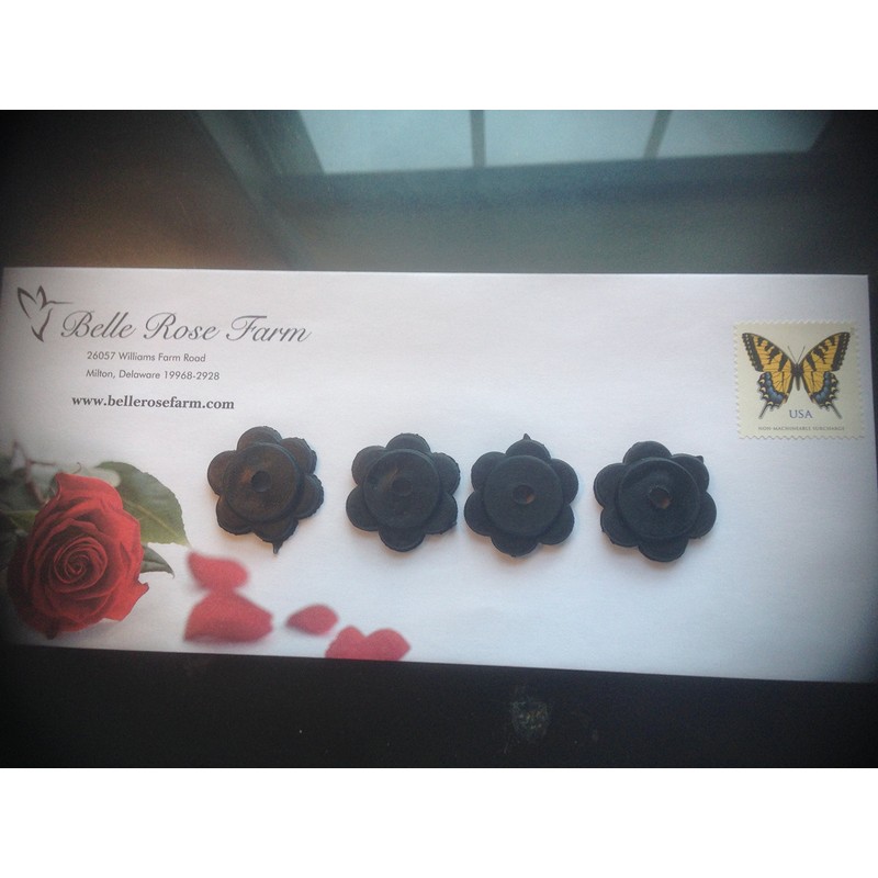 Custom Decor Garden Flag Stoppers - Set of 4 Rubber