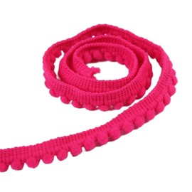 10 Yards 10 mm Mini Pompom Border for Crafts, Bobble Trim, Decorative Ribbon, Pompom Ribbon, Fringe Trim, Lace Ribbon, Decorative Ribbon, Pompoms Border for Sewing, DIY Crafts, Apparel Clothing, Dark