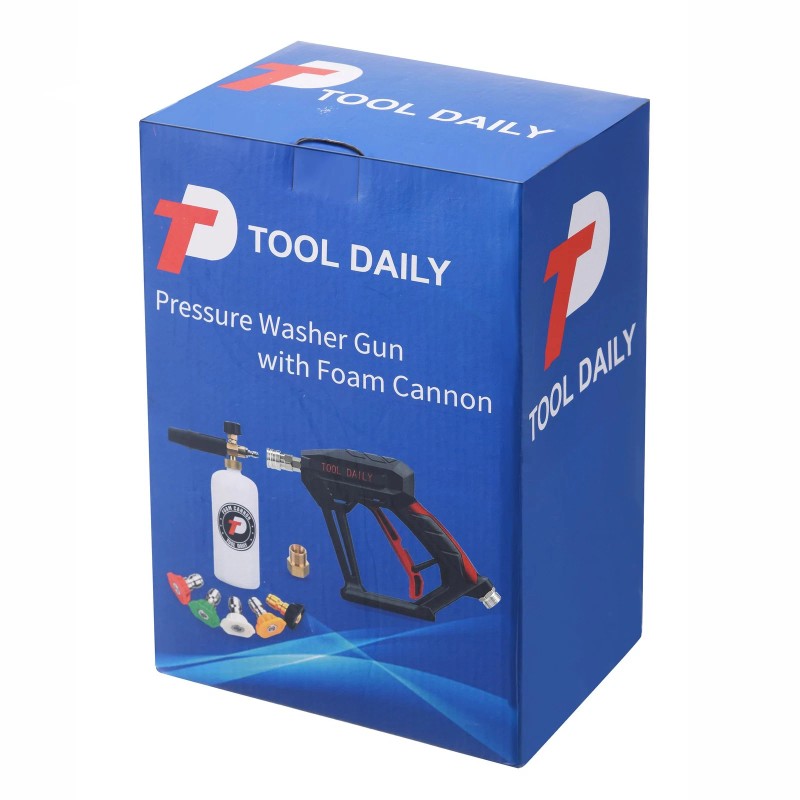 Tool Daily Short Pressure Washer Gun With Foam Cannon, 1/4