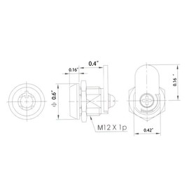 Miniature Tubular Cam Lock 3/8" MINI Small Lock Item2200AS Keyed Alike