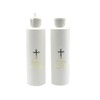 2/5 Pieces Holy Water Bottles 250 ml Religious Cross Easter