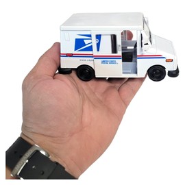 ZUGAR LAND Diecast Pull Back US Postal Service Mail Delivery Truck (5") Metal United States Post Office Truck with Pullback Motion. US Postal Service LLV 1:36 Scale (2 Pack)