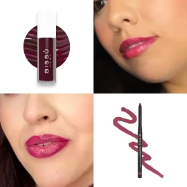 Lip Combo Brillo Lip Oil Bissu + Delineador Bissu