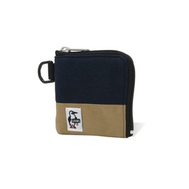 CHUMS CH60-3613 Square Coin Case Sweat Nylon Card Case Coin Purse