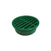NDS 13 Plastic Round Grate, 4-Inch, Green