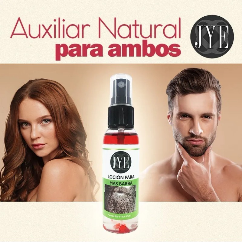 Locion Jye Mas Barba Extra Fuerte Crecimiento Barba Bigote