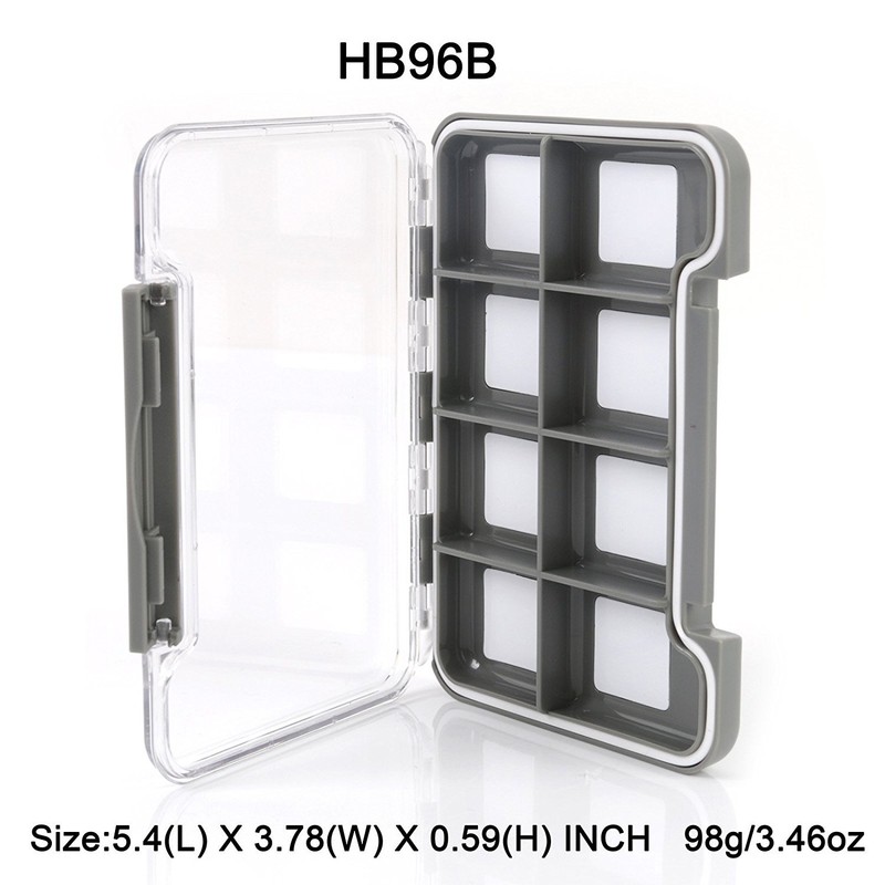 Maxcatch New Magnetic Back Fly Box Clear Waterproof Fly Fishing