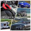 Car Steering Wheel Lock, Thick Cable Handlebar Lock, Universal Burglar