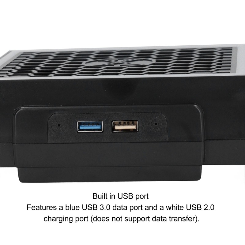 Cooling Fan LED 7 Light Modes 3 Speed USB3.0 USB2.0