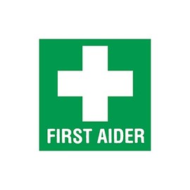 First Aider Helmet Sticker (pack of 5) - S3011