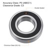 sourcing map 6206-2RS Deep Groove Ball Bearings 30mm Bore 62mm