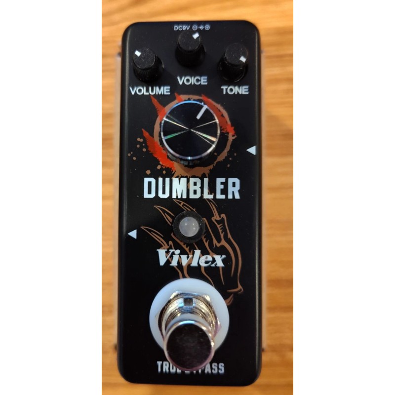 VIVLEX Guitar Pedal Mid Low Distortion Dumbler Effect Pedal True
